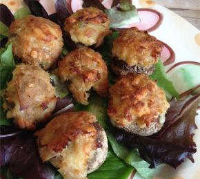 Tuna-Stuffed Mushrooms Photo