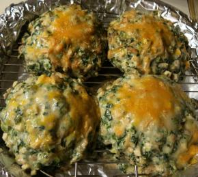 Chicken, Artichoke, and Spinach-Stuffed Portobellos Photo