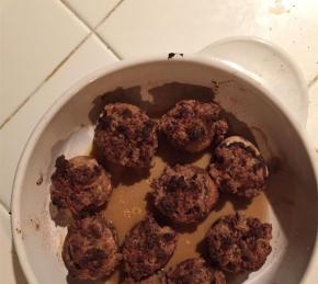 Sausage Stuffed Mushrooms I Photo