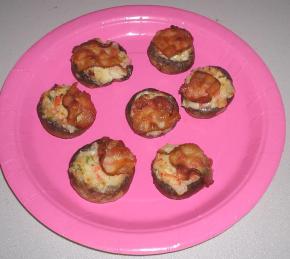 Seafood Stuffed Mushrooms Photo