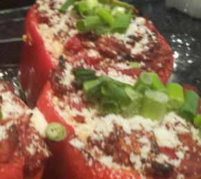 Stuffed Red Peppers Photo