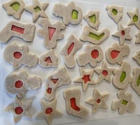 Stained Glass Cookies Photo