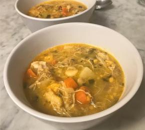 White Wine Chicken Soup Photo