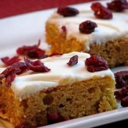 Colonial Pumpkin Bars Photo