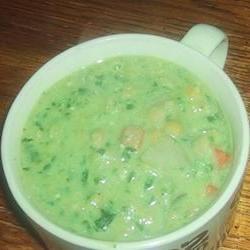 Split Pea Soup with Tofu Photo