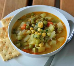 Simple Vegan Split Pea Soup Photo