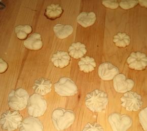 Swedish Ground Almond Spritz Cookies Photo