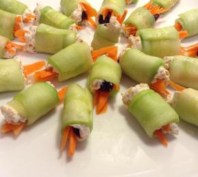 Mini Cucumber Sushi Rolls Photo