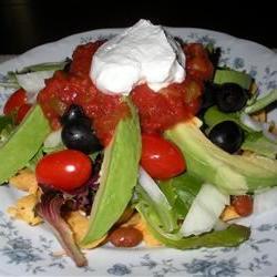 Vegetarian Taco Salad Photo