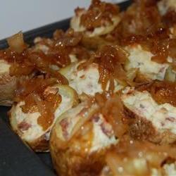 Gorgonzola Stuffed Mini Potatoes Photo