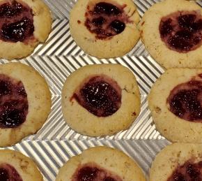 White Chocolate Thumbprint Cookies Photo