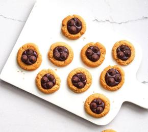 Ghirardelli Chocolate-Peanut Butter Thumbprint Cookies Photo