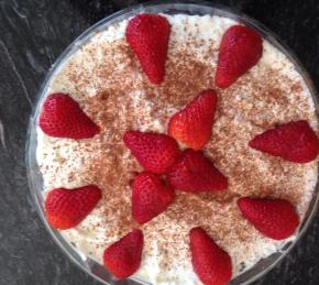 Strawberry Tiramisu Trifle Photo