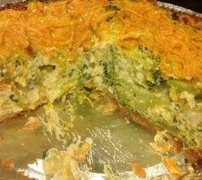 Tofu Quiche with Broccoli Photo