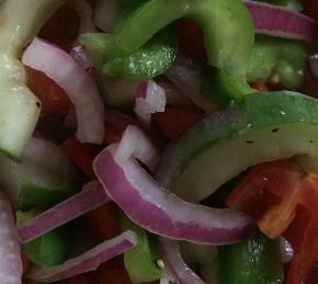 Tomato and Pepper Salad Photo