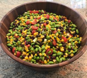 Edamame, Corn, and Black Bean Salad Photo