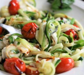 Warm Caprese Zoodles Photo