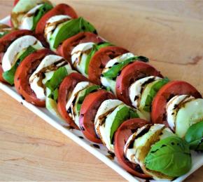 Cucumber Caprese Salad Photo