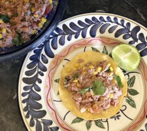 Tuna Lime Tostadas Photo