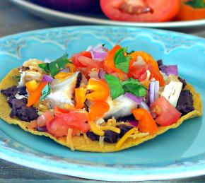 Chicken Tostadas Photo