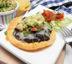 Black Bean Tostadas Photo