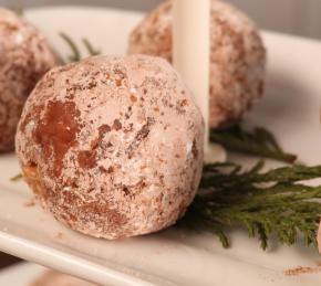 Holiday Peanut Butter Whiskey Balls Photo