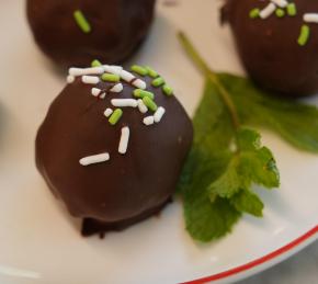 Easy Mint Chocolate Truffles Photo