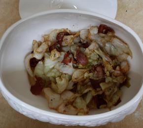 Irish Fried Cabbage with Bacon Photo