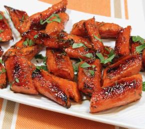 Honey Balsamic Roasted Carrots Photo