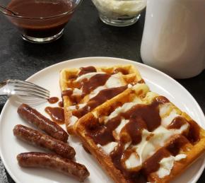 Cinnamon Roll Waffles Photo