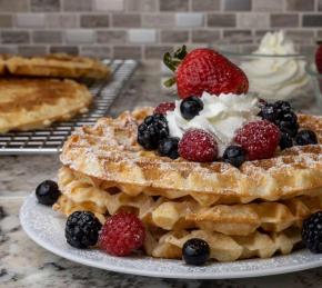 Swedish Crisp Waffles (Frasvafflor) Photo