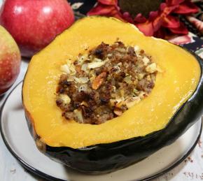 Stuffed Acorn Squash with Sausage Photo