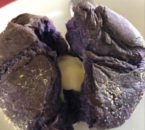 Hot Ube Pandesal (Filipino Purple Yam Bread Rolls) Photo