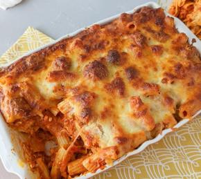 Meatball Pasta Bake Photo