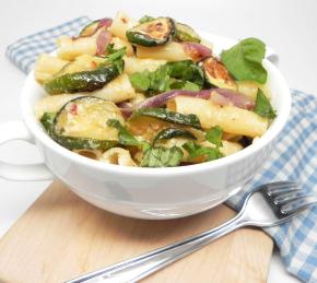 Ziti with Roasted Zucchini and Garlic Photo