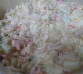 The Best Macaroni Cucumber Salad Photo