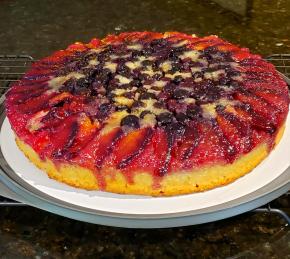 Plum Blueberry Upside-Down Cake Photo