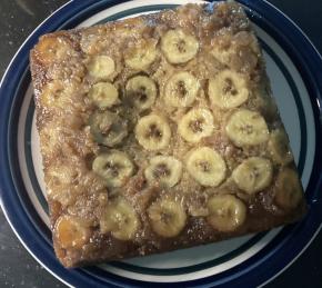 Homemade Banana Upside-Down Cake Photo