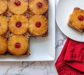 Vegan Pineapple Upside-Down Cake Photo