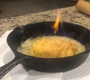 Saganaki (Flaming Greek Cheese) Photo