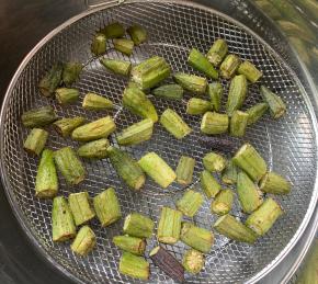 Air Fryer Roasted Okra Photo