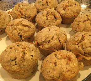 Spiced Zucchini Carrot Muffins Photo