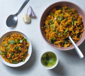 North African Couscous with Tempeh Photo