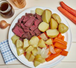 Slow-Cooker Corned Beef and Cabbage Photo