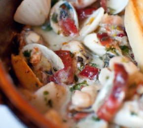 Clams Casino Stuffed Pasta Shells Photo