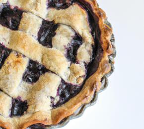 Creamy Blueberry Pie Photo