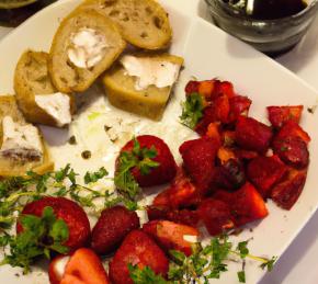 Strawberry Goat Cheese Bruschetta Photo