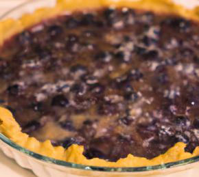 Homemade Blueberry Pie Photo