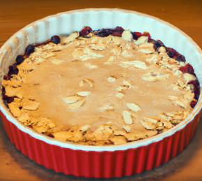 Cherry Pie with Almond Crumb Topping Photo