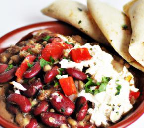 Delicious Black Bean Burritos Photo